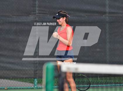 Thumbnail 1 in Kaufman vs Wimberly (UIL 4A Girls Team Tennis Finals) photogallery.