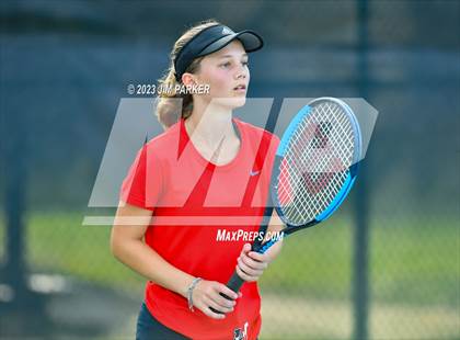 Thumbnail 1 in Kaufman vs Wimberly (UIL 4A Girls Team Tennis Finals) photogallery.