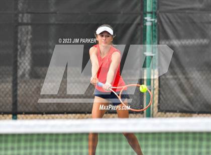 Thumbnail 1 in Kaufman vs Wimberly (UIL 4A Girls Team Tennis Finals) photogallery.