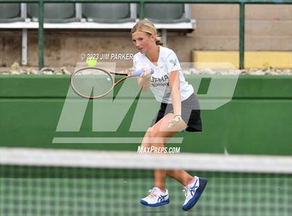Thumbnail 2 in Kaufman vs Wimberly (UIL 4A Girls Team Tennis Finals) photogallery.