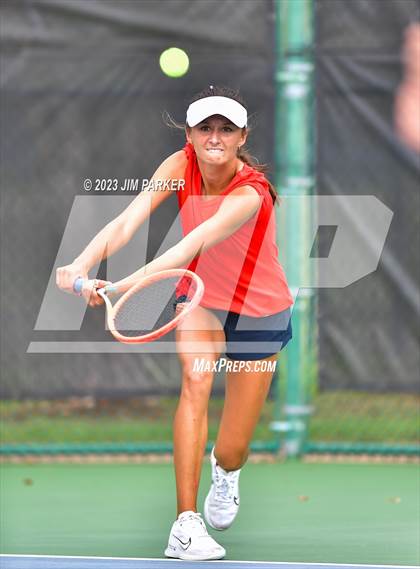 Thumbnail 1 in Kaufman vs Wimberly (UIL 4A Girls Team Tennis Finals) photogallery.