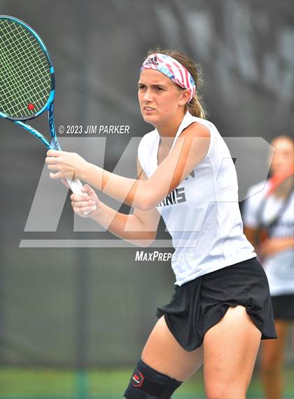 Thumbnail 1 in Kaufman vs Wimberly (UIL 4A Girls Team Tennis Finals) photogallery.