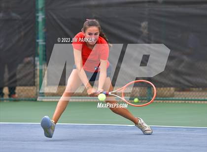 Thumbnail 1 in Kaufman vs Wimberly (UIL 4A Girls Team Tennis Finals) photogallery.