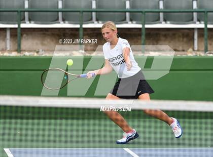 Thumbnail 1 in Kaufman vs Wimberly (UIL 4A Girls Team Tennis Finals) photogallery.
