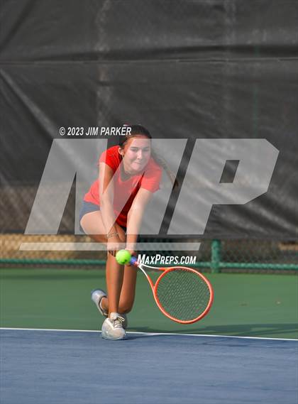 Thumbnail 2 in Kaufman vs Wimberly (UIL 4A Girls Team Tennis Finals) photogallery.