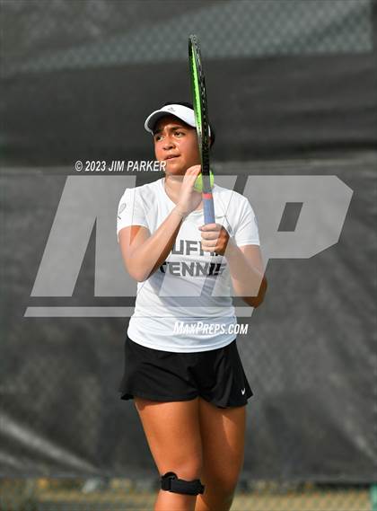 Thumbnail 1 in Kaufman vs Wimberly (UIL 4A Girls Team Tennis Finals) photogallery.
