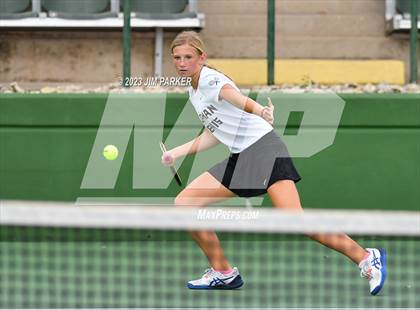 Thumbnail 3 in Kaufman vs Wimberly (UIL 4A Girls Team Tennis Finals) photogallery.