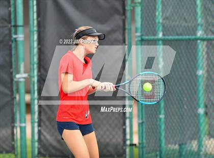 Thumbnail 1 in Kaufman vs Wimberly (UIL 4A Girls Team Tennis Finals) photogallery.
