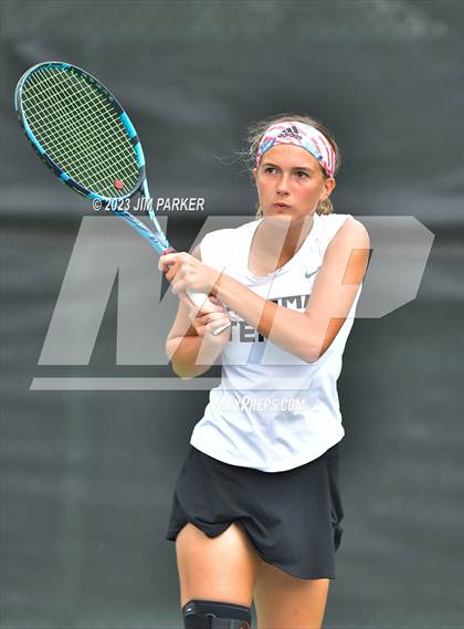 Thumbnail 3 in Kaufman vs Wimberly (UIL 4A Girls Team Tennis Finals) photogallery.