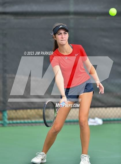 Thumbnail 1 in Kaufman vs Wimberly (UIL 4A Girls Team Tennis Finals) photogallery.