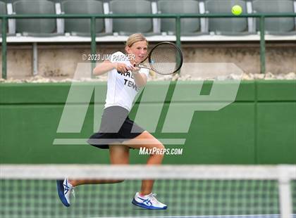 Thumbnail 2 in Kaufman vs Wimberly (UIL 4A Girls Team Tennis Finals) photogallery.