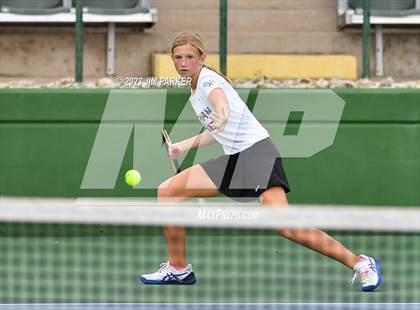 Thumbnail 2 in Kaufman vs Wimberly (UIL 4A Girls Team Tennis Finals) photogallery.