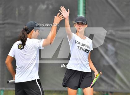 Thumbnail 3 in Kaufman vs Wimberly (UIL 4A Girls Team Tennis Finals) photogallery.