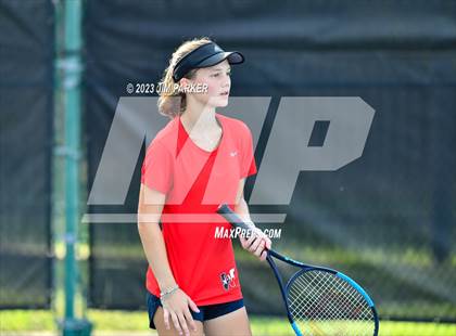 Thumbnail 3 in Kaufman vs Wimberly (UIL 4A Girls Team Tennis Finals) photogallery.