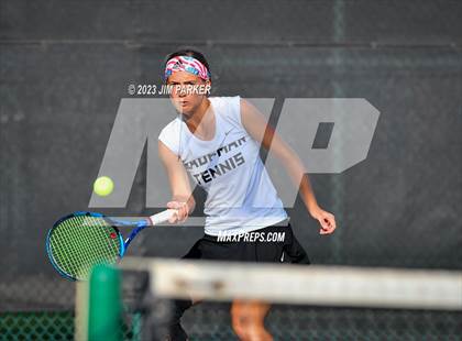Thumbnail 2 in Kaufman vs Wimberly (UIL 4A Girls Team Tennis Finals) photogallery.