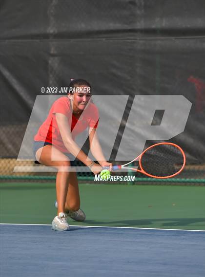 Thumbnail 1 in Kaufman vs Wimberly (UIL 4A Girls Team Tennis Finals) photogallery.