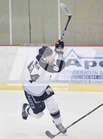 Thumbnail 1 in Cactus Shadows vs Mesquite (AHSHA Quarter Final) photogallery.
