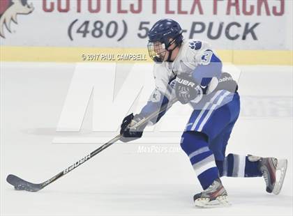 Thumbnail 1 in Cactus Shadows vs Mesquite (AHSHA Quarter Final) photogallery.