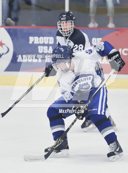 Thumbnail 2 in Cactus Shadows vs Mesquite (AHSHA Quarter Final) photogallery.