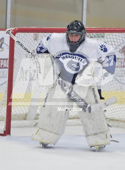 Thumbnail 1 in Cactus Shadows vs Mesquite (AHSHA Quarter Final) photogallery.