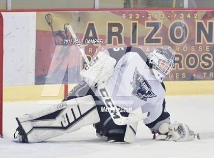 Thumbnail 1 in Cactus Shadows vs Mesquite (AHSHA Quarter Final) photogallery.
