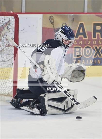 Thumbnail 2 in Cactus Shadows vs Mesquite (AHSHA Quarter Final) photogallery.