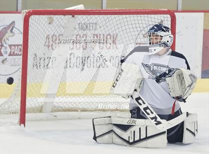 Thumbnail 3 in Cactus Shadows vs Mesquite (AHSHA Quarter Final) photogallery.