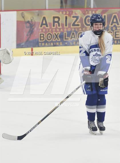 Thumbnail 3 in Cactus Shadows vs Mesquite (AHSHA Quarter Final) photogallery.