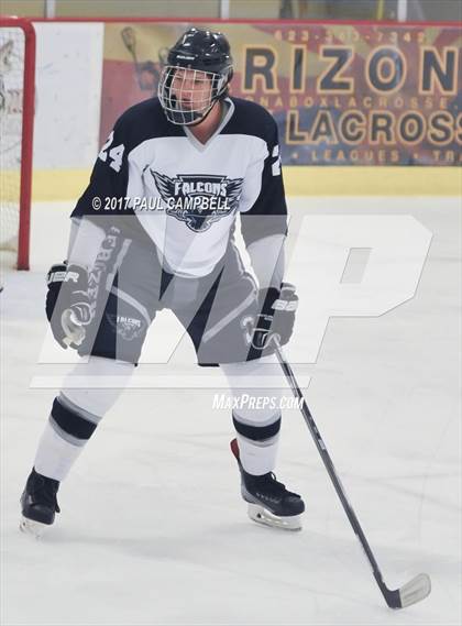 Thumbnail 2 in Cactus Shadows vs Mesquite (AHSHA Quarter Final) photogallery.