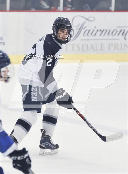Thumbnail 2 in Cactus Shadows vs Mesquite (AHSHA Quarter Final) photogallery.