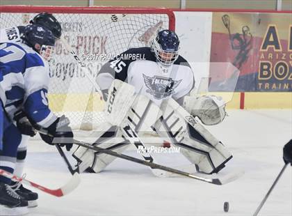 Thumbnail 1 in Cactus Shadows vs Mesquite (AHSHA Quarter Final) photogallery.