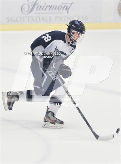 Thumbnail 1 in Cactus Shadows vs Mesquite (AHSHA Quarter Final) photogallery.