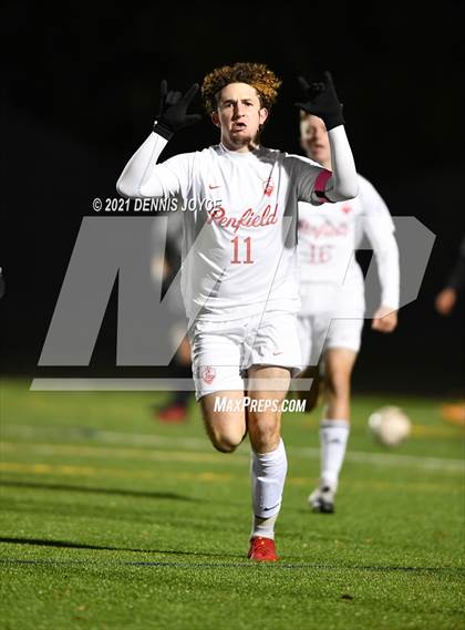 Thumbnail 2 in Hilton vs. Penfield (NYSPHSA Section V Class AA Semifinal) photogallery.