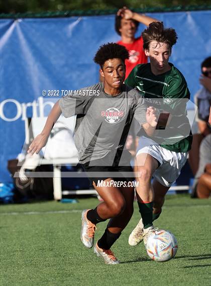 Thumbnail 2 in Charlotte Country Day School vs South Mecklenburg (Preseason) photogallery.