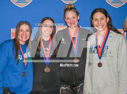 Thumbnail 1 in NCHSAA 3A State Swimming Championship Awards photogallery.