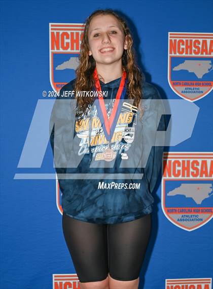 Thumbnail 2 in NCHSAA 3A State Swimming Championship Awards photogallery.
