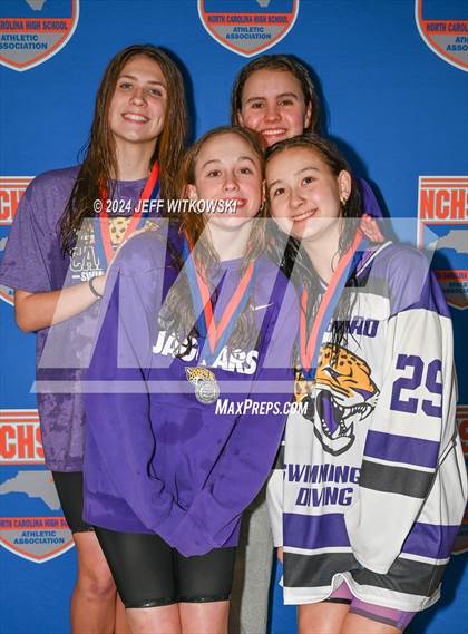 Thumbnail 1 in NCHSAA 3A State Swimming Championship Awards photogallery.