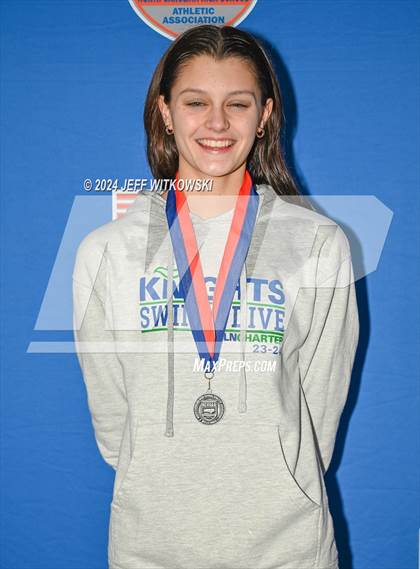 Thumbnail 1 in NCHSAA 3A State Swimming Championship Awards photogallery.