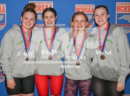 Thumbnail 3 in NCHSAA 3A State Swimming Championship Awards photogallery.