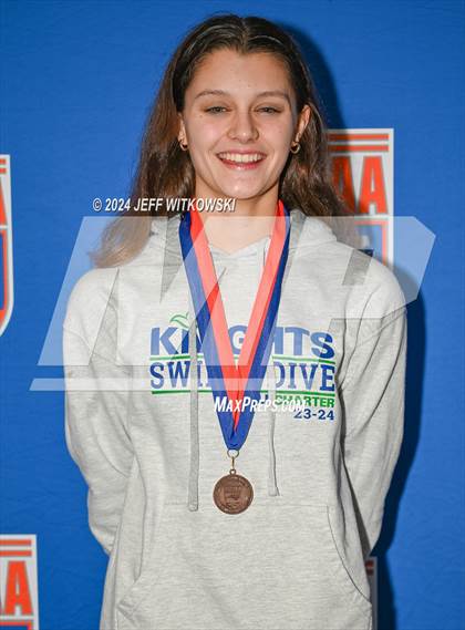 Thumbnail 1 in NCHSAA 3A State Swimming Championship Awards photogallery.