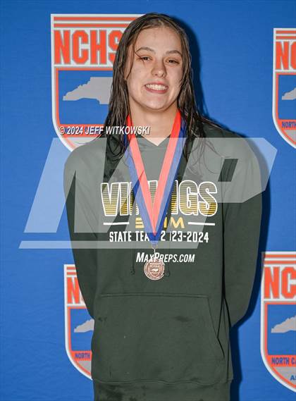 Thumbnail 3 in NCHSAA 3A State Swimming Championship Awards photogallery.