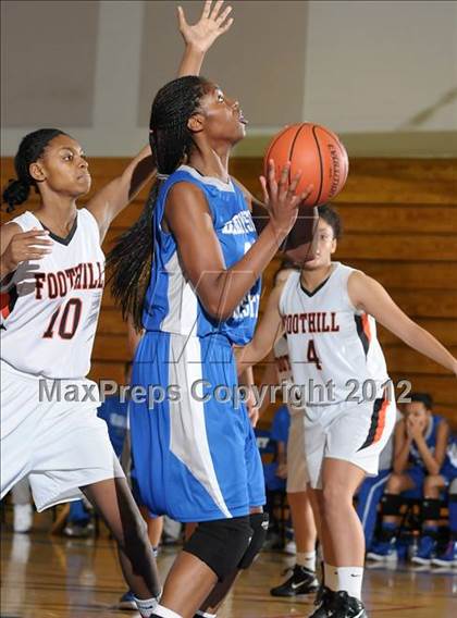 Thumbnail 3 in Brookside Christian vs. Foothill (Coaches vs. Cancer) photogallery.