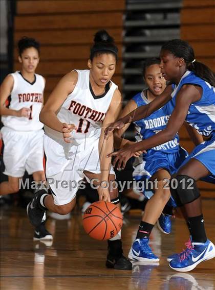Thumbnail 2 in Brookside Christian vs. Foothill (Coaches vs. Cancer) photogallery.