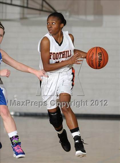 Thumbnail 2 in Brookside Christian vs. Foothill (Coaches vs. Cancer) photogallery.
