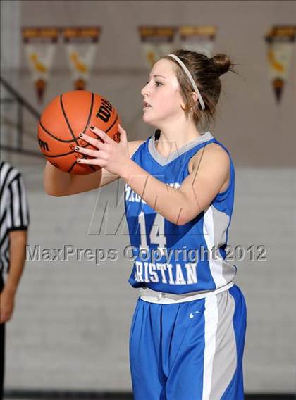 Thumbnail 1 in Brookside Christian vs. Foothill (Coaches vs. Cancer) photogallery.