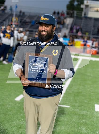 Thumbnail 2 in Crenshaw vs. Wilson (CIF LAC Division 3 Championship) photogallery.