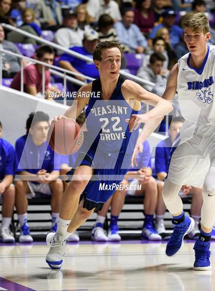 Thumbnail 3 in Bingham vs. Pleasant Grove (UHSAA 5A Semifinal) photogallery.