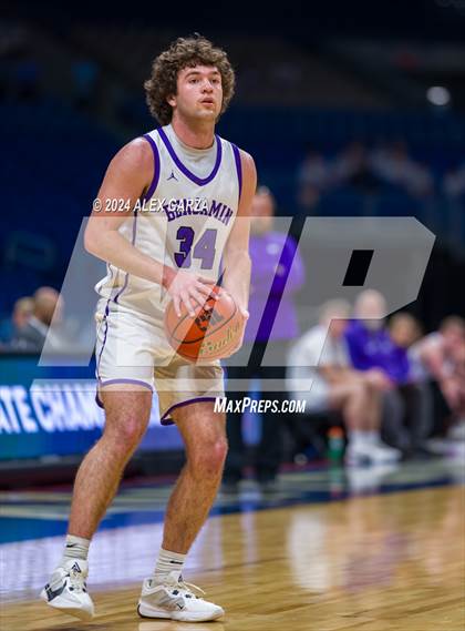 Thumbnail 1 in Benjamin vs Gordon (UIL 1A Basketball Semifinal) photogallery.