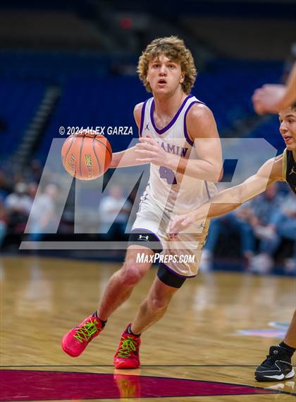 Thumbnail 3 in Benjamin vs Gordon (UIL 1A Basketball Semifinal) photogallery.
