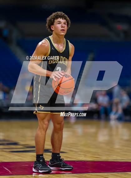 Thumbnail 1 in Benjamin vs Gordon (UIL 1A Basketball Semifinal) photogallery.
